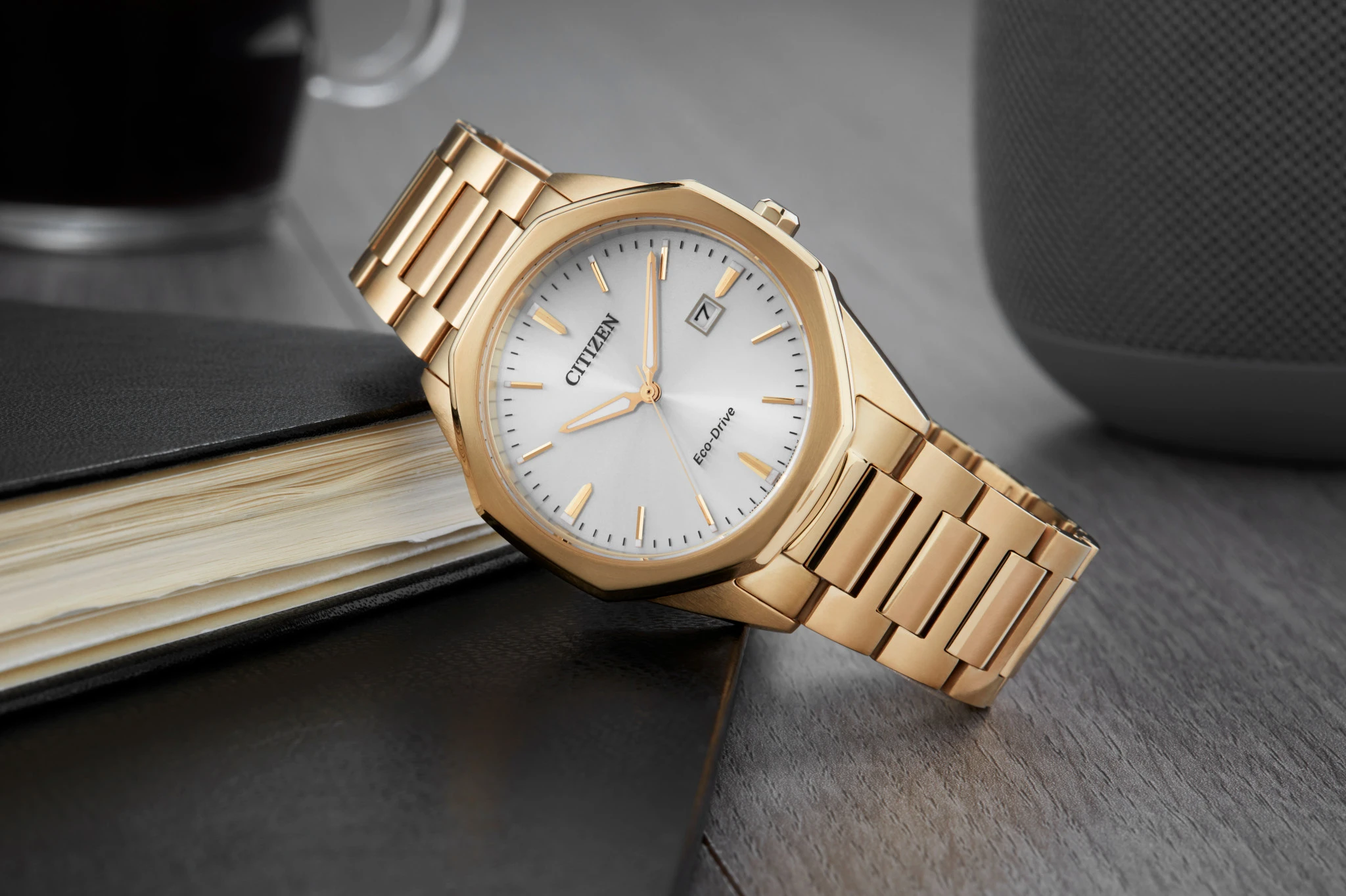 Corso Silver-Tone Dial Stainless Steel Bracelet BM7492-57A | CITIZEN